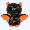 Peluche hibou chauve-souris Halloween magique sequin