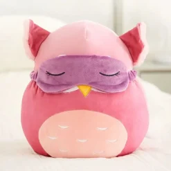Peluche hibou Squishmallow cosy enfant chambre hiver