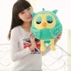Peluche hibou vert doux et câlin pour décoration chambre