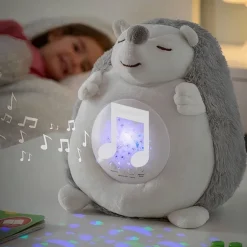 Peluche hérisson douce étoilée lumineuse chambre enfant