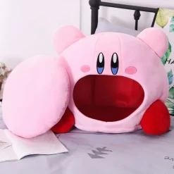 Peluche Kirby bouche ouverte douceur chambre enfant