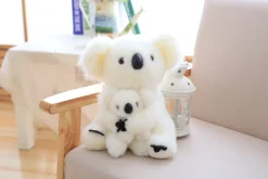 Peluche koala avec son bébé