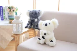 Peluche koala avec son bébé
