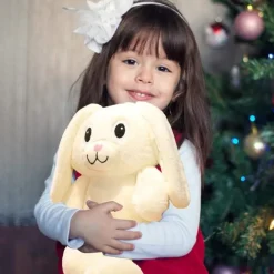 Peluche lapin blanc bébé