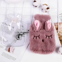 Peluche lapin chauffante douce confort hiver chaleureux