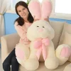 Peluche lapin géant blanc doux câlin enfant chambre