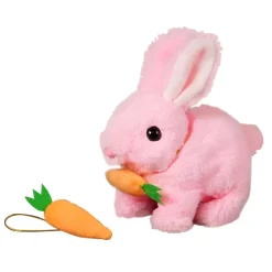 Peluche lapin Pâques électrique doux lumineux enfant
