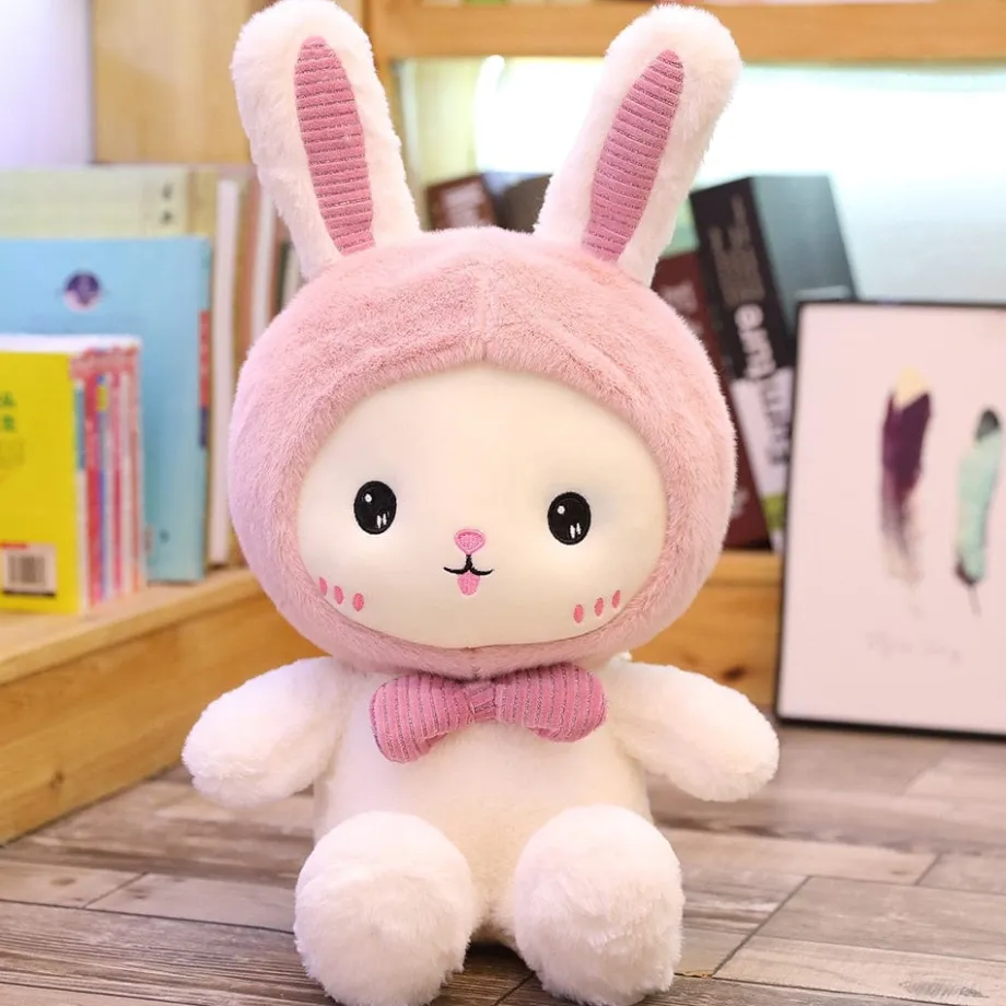 Peluche lapin qui se déguise