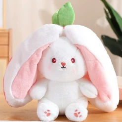 Peluche lapin qui se transforme