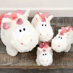 Peluche licorne coloré à poils épais