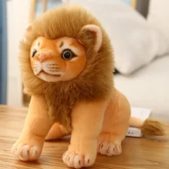 Peluche lion petit à la crinière douce