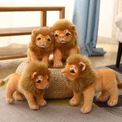 Peluche lion petit à la crinière douce