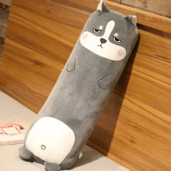 Peluche loup géante fatigué