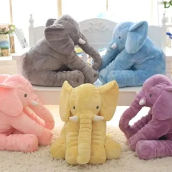 Peluche éléphant petit et coloré