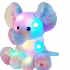 Peluche éléphant veilleuse douce chambre enfant nuit