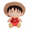 Peluche One Piece Luffy joyeux doux pour fans aventure