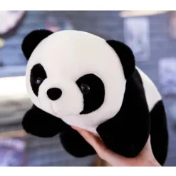Peluche panda blanc et noir