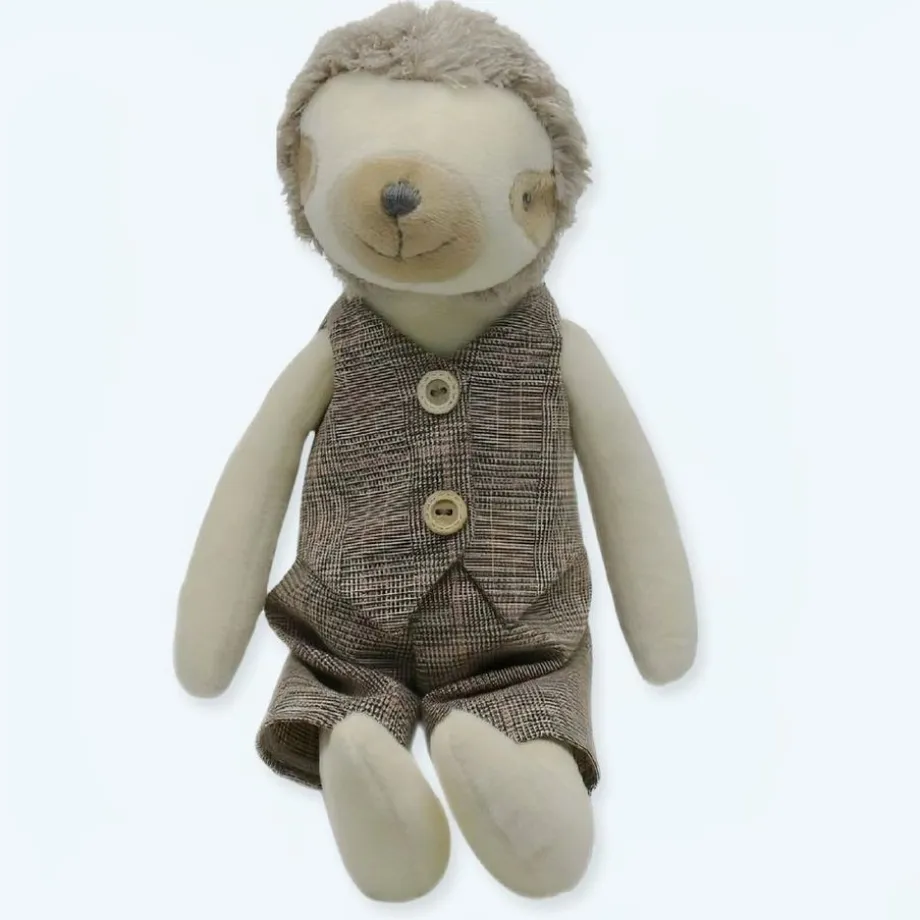 Peluche paresseux beige câlin doux chambre enfant