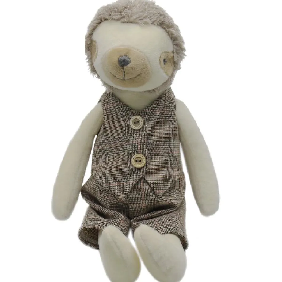 Peluche paresseux beige câlin doux chambre enfant