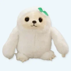 Peluche paresseux blanc doux câlin animal mignon chambre