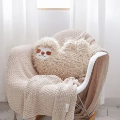 Peluche paresseux cœur enfant doux confortable câlin