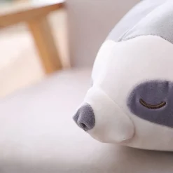 Peluche paresseux gris doux enfant cocooning hiver