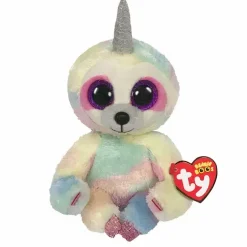 Peluche paresseux licorne douce arc-en-ciel câlin