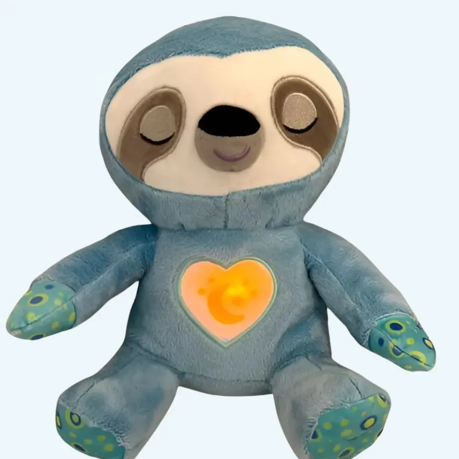 Peluche paresseux veilleuse douce respiration apaisante