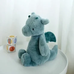 Peluche petit dragon bleu