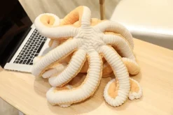 Peluche pieuvre contente et colorée