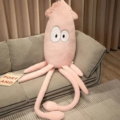 Peluche pieuvre géante aux gros yeux