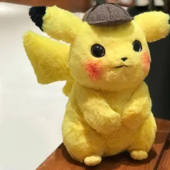 Peluche Pikachu détective jaune câlin enfant doux