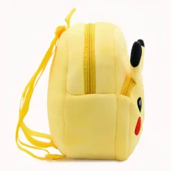 Peluche Pikachu sac à dos doux enfant jaune électrique