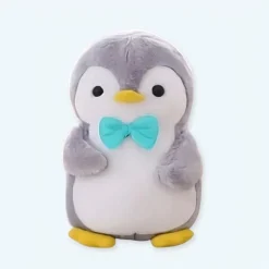 Peluche pingouin élégante douce hiver cocooning enfant