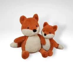 Peluche renard assis tout doux