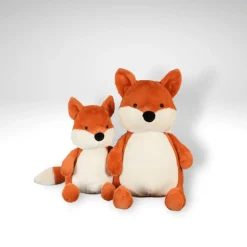 Peluche renard assis tout doux