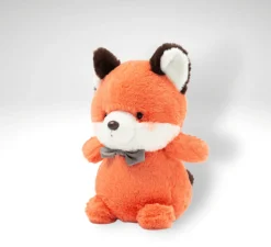 Peluche renard bébé avec un nœud papillon