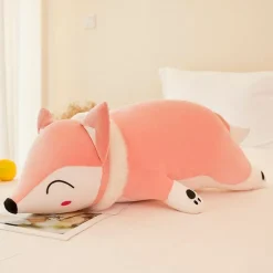 Peluche renard calme et endormi