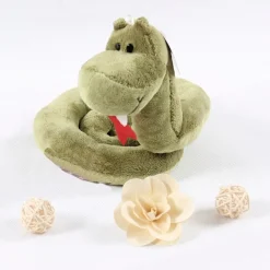 Peluche serpent doux enfant animal sonore réaliste