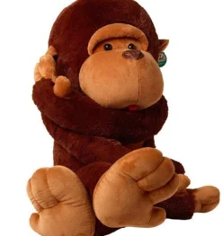 Peluche singe souple et flexible