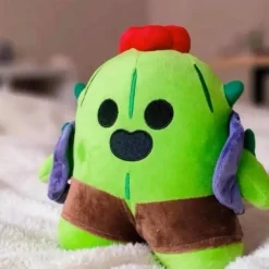 Peluche Spike Brawl Stars douce et colorée enfant