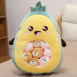 Peluche squishmallow ananas géante