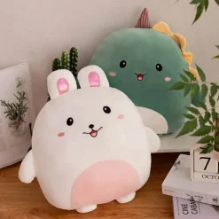 Peluche squishmallow lapin blanc petit et mignon
