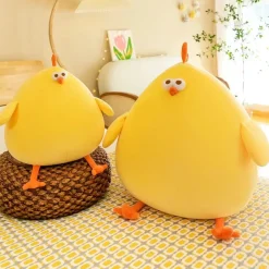 Peluche squishmallow poule beige et moelleuse