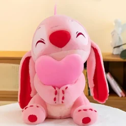 Peluche Stitch cœur tendre câlin enfant Disney doux