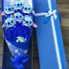 Peluche Stitch gentleman fleur romantique cadeau doux