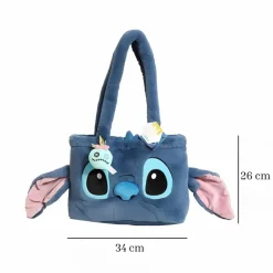 Peluche Stitch tête douce univers Disney câlin enfant