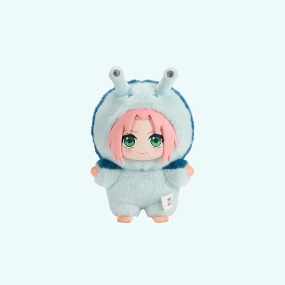 Peluche style Labubu Naruto ninja doux