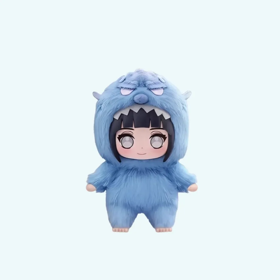 Peluche style Labubu Naruto ninja doux