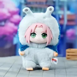 Peluche style Labubu Naruto ninja doux